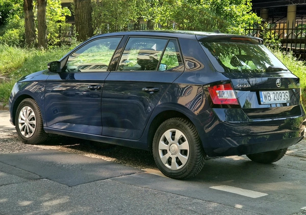 Skoda Fabia cena 27500 przebieg: 144000, rok produkcji 2018 z Wrocław małe 67